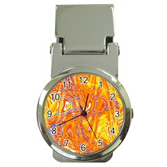 Crazy Patterns In Yellow Money Clip Watches