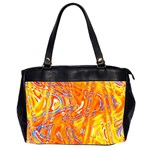 Crazy Patterns In Yellow Office Handbags (2 Sides)  Front