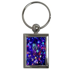 Decorative Flower Shaped Led Lights Key Chains (rectangle)  by Nexatart