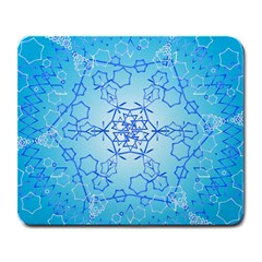 Design Winter Snowflake Decoration Large Mousepads by Nexatart