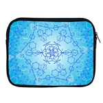 Design Winter Snowflake Decoration Apple iPad 2/3/4 Zipper Cases Front