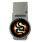 Dragon Fire Monster Creature Money Clips (Round)  Front