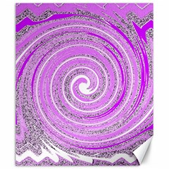 Digital Purple Party Pattern Canvas 20  X 24  