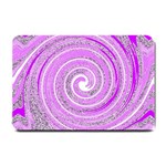 Digital Purple Party Pattern Small Doormat  24 x16  Door Mat