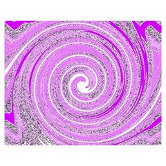 Digital Purple Party Pattern Double Sided Flano Blanket (medium)  by Nexatart