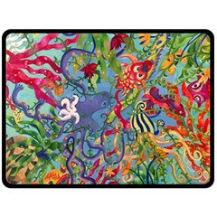 Dubai Abstract Art Fleece Blanket (large) 