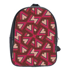 Digital Raspberry Pink Colorful School Bags (xl)  by Nexatart