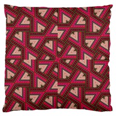 Digital Raspberry Pink Colorful Large Flano Cushion Case (one Side) by Nexatart