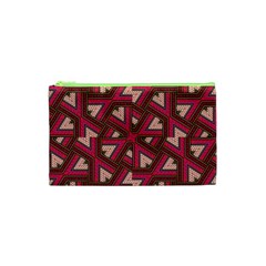 Digital Raspberry Pink Colorful Cosmetic Bag (xs) by Nexatart