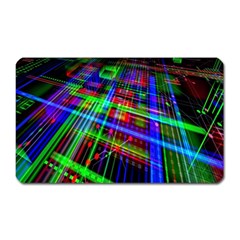 Electronics Board Computer Trace Magnet (rectangular) by Nexatart