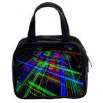 Electronics Board Computer Trace Classic Handbags (2 Sides) Front