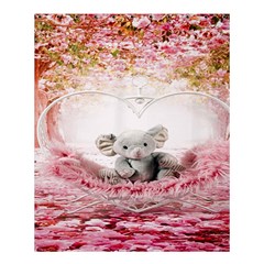 Elephant Heart Plush Vertical Toy Shower Curtain 60  X 72  (medium) 