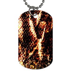 Fabric Yikes Texture Dog Tag (One Side)