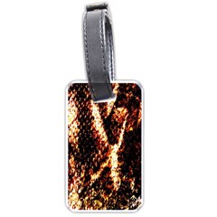 Fabric Yikes Texture Luggage Tags (one Side)  by Nexatart
