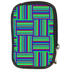 Fabric Pattern Design Cloth Stripe Compact Camera Cases by Nexatart