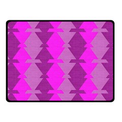 Fabric Textile Design Purple Pink Fleece Blanket (small) by Nexatart