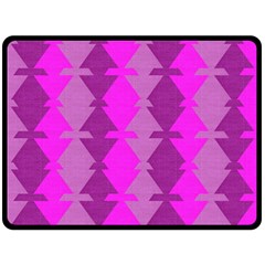 Fabric Textile Design Purple Pink Double Sided Fleece Blanket (large)  by Nexatart