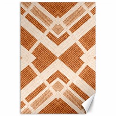 Fabric Textile Tan Beige Geometric Canvas 24  x 36 