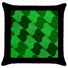 Fabric Textile Texture Surface Throw Pillow Case (black)