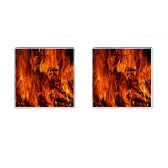 Fire Easter Easter Fire Flame Cufflinks (square) by Nexatart