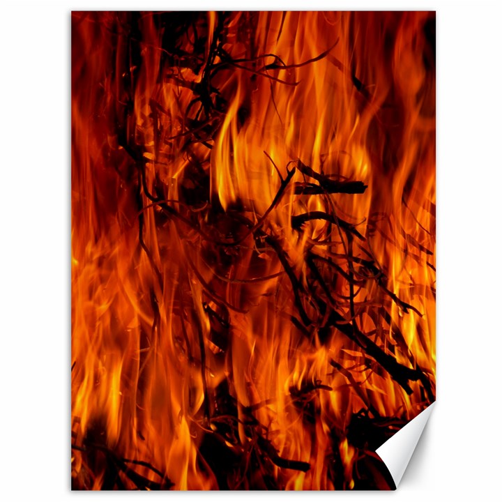 Fire Easter Easter Fire Flame Canvas 36  x 48  