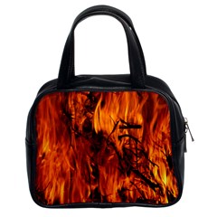 Fire Easter Easter Fire Flame Classic Handbags (2 Sides) by Nexatart