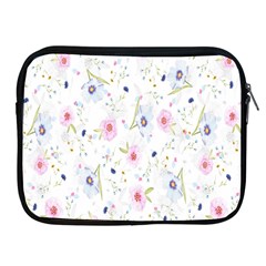 Floral Pattern Background  Apple Ipad 2/3/4 Zipper Cases by Nexatart