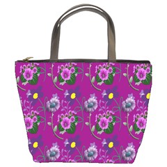 Flower Pattern Bucket Bags