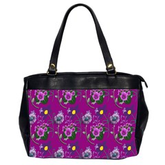 Flower Pattern Office Handbags (2 Sides) 
