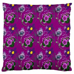 Flower Pattern Large Cushion Case (Two Sides)