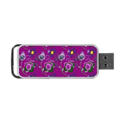 Flower Pattern Portable USB Flash (One Side)