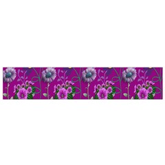 Flower Pattern Flano Scarf (Small)