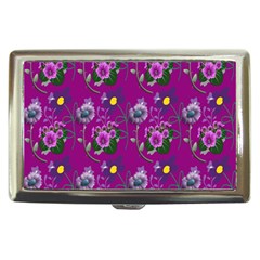 Flower Pattern Cigarette Money Cases by Nexatart