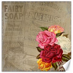 Flower Floral Bouquet Background Canvas 20  X 20   by Nexatart