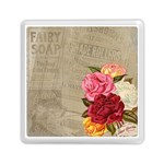 Flower Floral Bouquet Background Memory Card Reader (Square)  Front