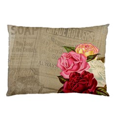 Flower Floral Bouquet Background Pillow Case (two Sides) by Nexatart