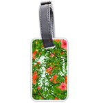Flower Background Backdrop Pattern Luggage Tags (One Side)  Front
