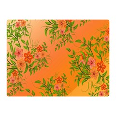 Flowers Background Backdrop Floral Double Sided Flano Blanket (Mini) 