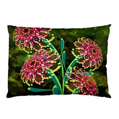 Flowers Abstract Decoration Pillow Case by Nexatart