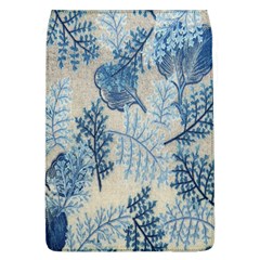 Flowers Blue Patterns Fabric Flap Covers (l)  by Nexatart