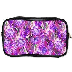 Flowers Abstract Digital Art Toiletries Bags by Nexatart