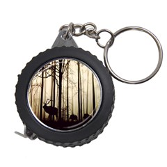Forest Fog Hirsch Wild Boars Measuring Tapes by Nexatart