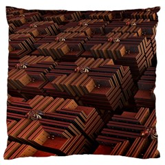 Fractal 3d Render Futuristic Standard Flano Cushion Case (one Side) by Nexatart