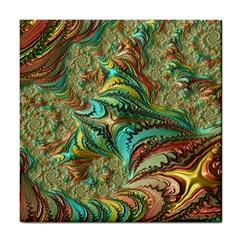 Fractal Artwork Pattern Digital Tile Coasters by Nexatart