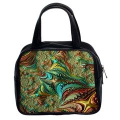 Fractal Artwork Pattern Digital Classic Handbags (2 Sides)