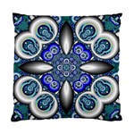 Fractal Cathedral Pattern Mosaic Standard Cushion Case (Two Sides) Back