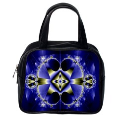 Fractal Fantasy Blue Beauty Classic Handbags (one Side) by Nexatart