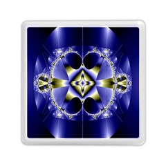 Fractal Fantasy Blue Beauty Memory Card Reader (square)  by Nexatart