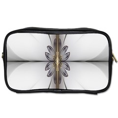 Fractal Fleur Elegance Flower Toiletries Bags 2-side