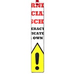 Warning Large Book Marks Front